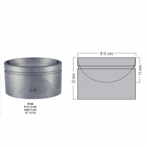 SS-66 BMT GD - Amalgam pot, ø 35mm, 15mm depth, 25mm