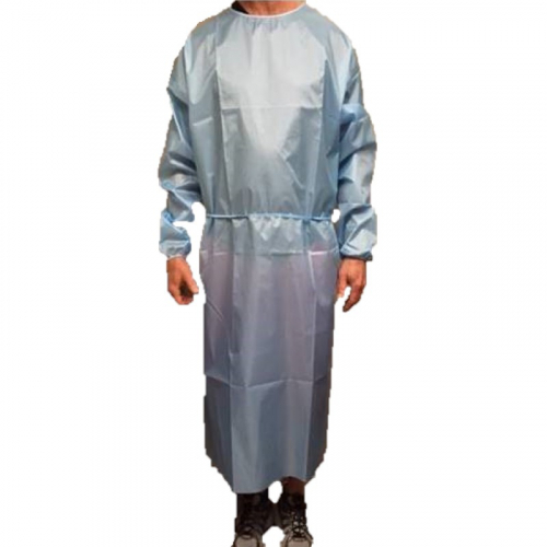 HGISOLGOWN Non-woven Disposable IsolationGown Cuff&Ties,BLUE,L/XL (100)