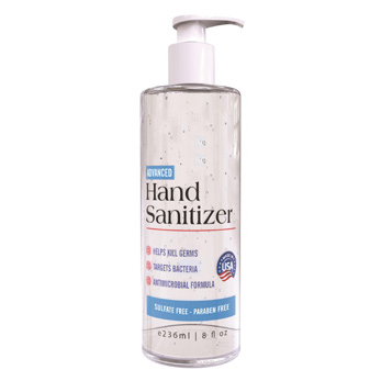 HSKHSAN 8oz Hand Sanitizer Cleansing Gel 70% Alcohol (24/CS)
