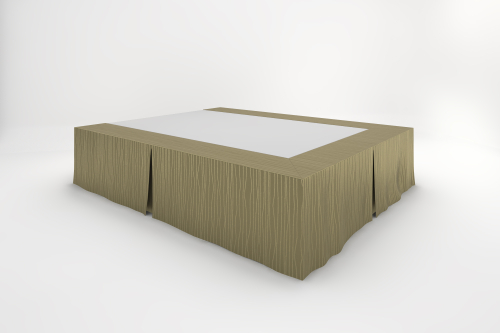  Stream Bedskirts - Bronze Green (Overstock)