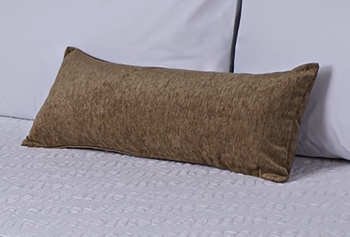YSPGBFFTSRT24X10 Shadow Chenille Bronze Bolster Pillow Sham 24x10 (Overstock)