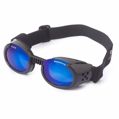  ILS 2 Black Frame with Mirror Blue Lens