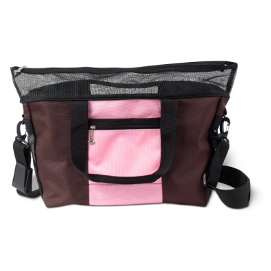 PCMDLG-02 Denier Messenger Bag Large Pink