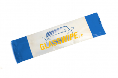  GlassWipe | Promo Car Care Packaging | 1000 Wipes Per Case | Isopropyl Alcohol Wipe