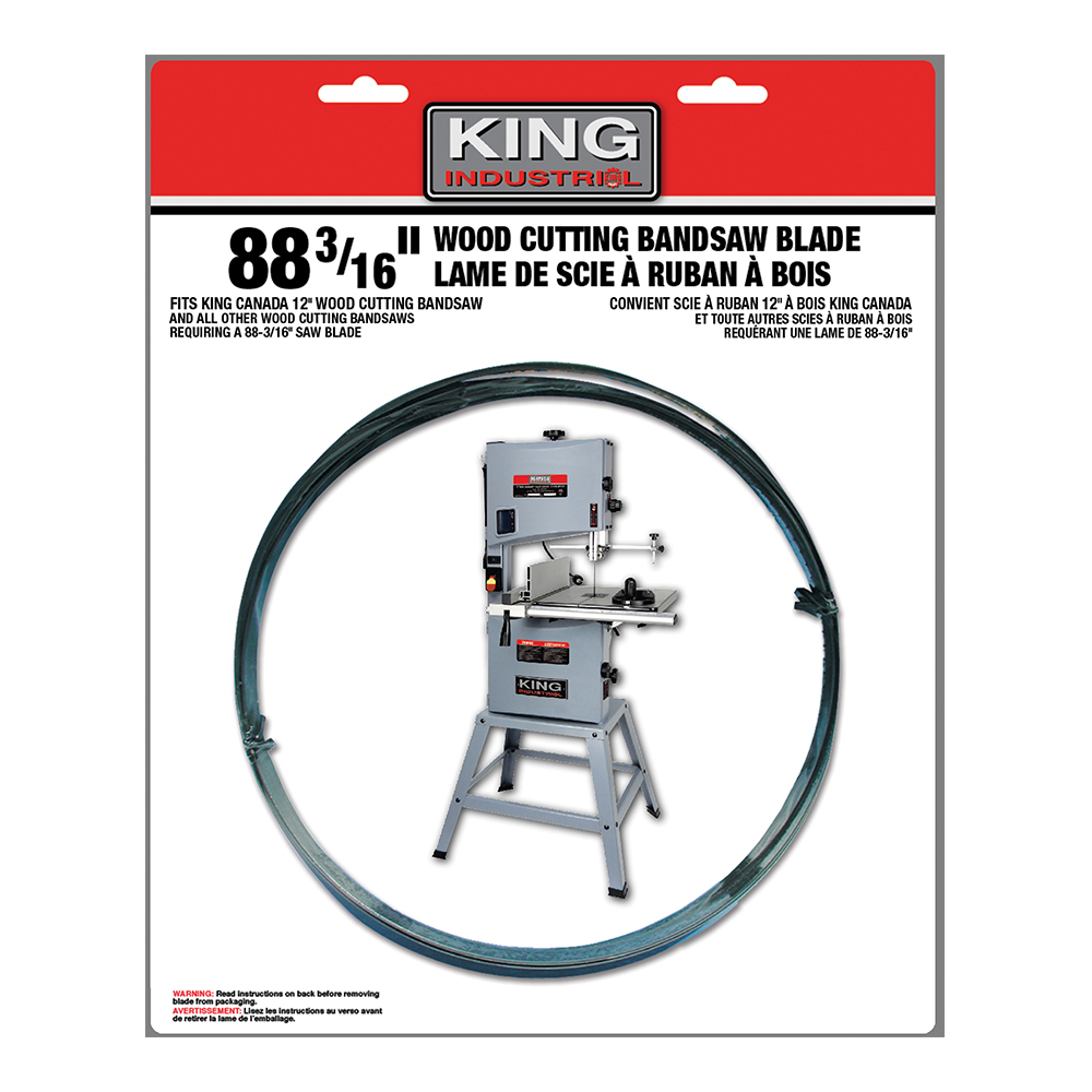 WOOD CUTTING BANDSAW BLADE KING Canada - Power Tools, Woodworking and Metalworking  Machines by King Canada
