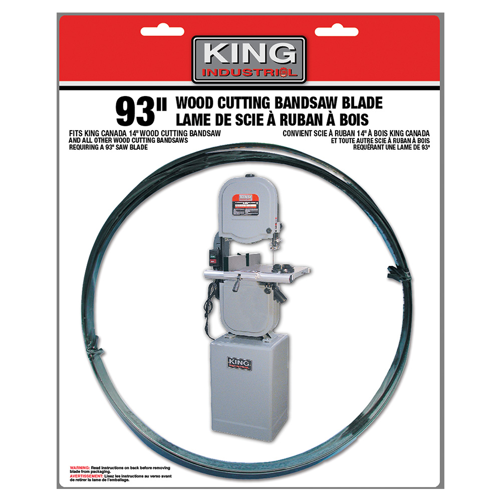 Lame de scie à ruban de 93 KING Canada - Power Tools, Woodworking and  Metalworking Machines by King Canada