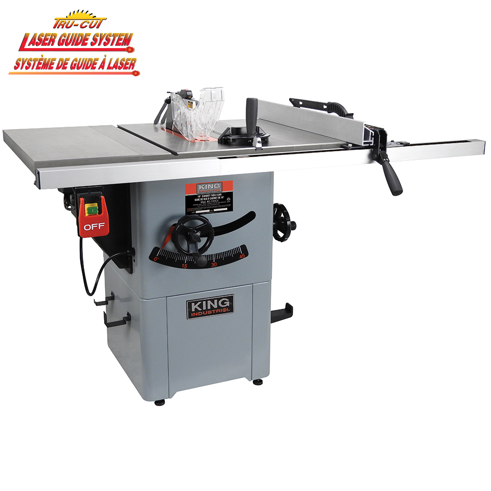 10 Cabinet Table Saw King Canada