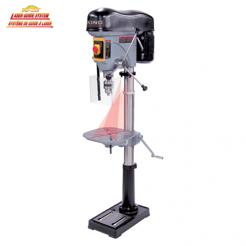 KC-119FC-LS 17'' LONG STROKE DRILL PRESS WITH SAFETY GUARD
