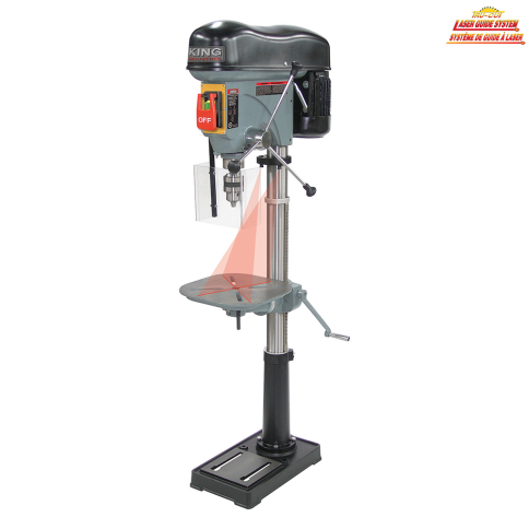 KC-119FC-LS 17'' LONG STROKE DRILL PRESS WITH SAFETY GUARD