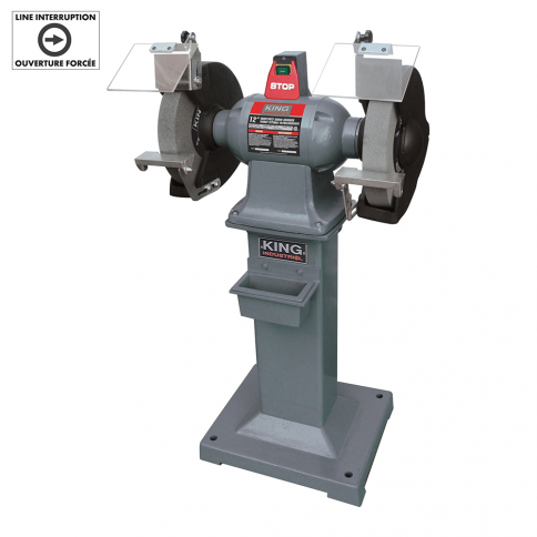 KC-1295 12" HEAVY-DUTY BENCH GRINDER WITH FLOOR STAND