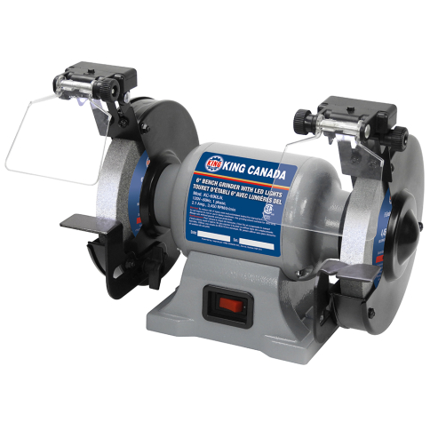 KC-690LN 6" BENCH GRINDER WITH LED LIGHTS