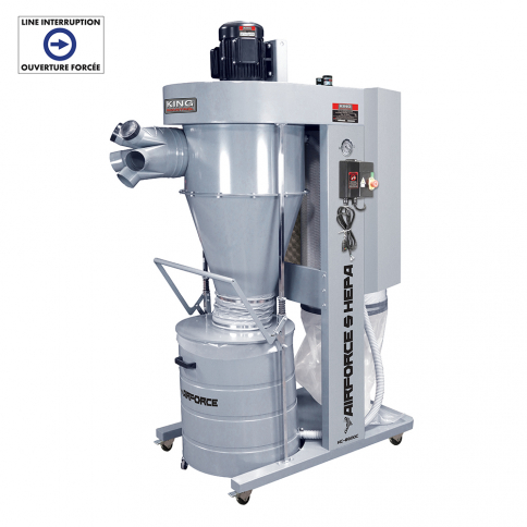 KC-8500C 5 HP CYCLONE DUST COLLECTOR