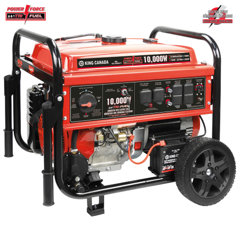 KCG-10002GE-TF 10000W TRI-FUEL GENERATOR WITH ELECTRIC START