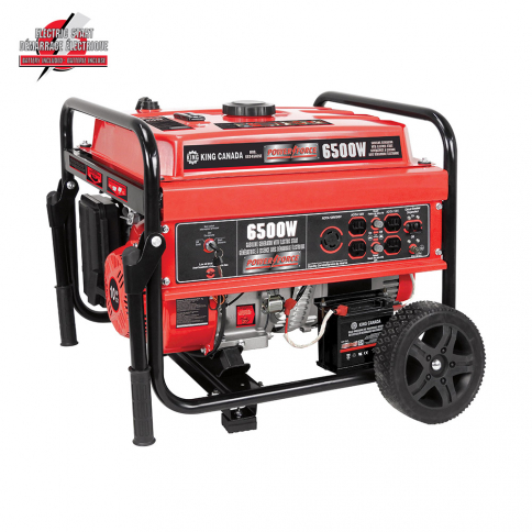KCG-6502GE 6,500W GASOLINE GENERATOR WITH ELECTRIC START