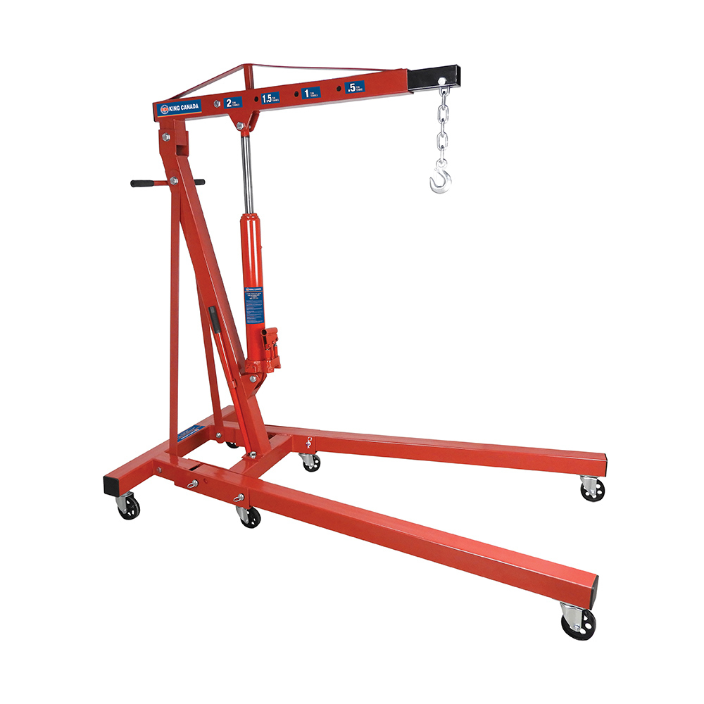 2 TON FOLDING SHOP CRANE KING Canada - Power Tools, Woodworking and  Metalworking Machines by King Canada
