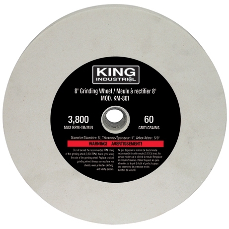 KM-801 REPLACEMENT 8" -60 GRIT GRINDING WHEEL