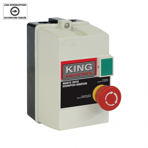 KMAG-220-811 Interrupteur Magnétique Avec Cadenas de 220 volt 8-11 Ampères