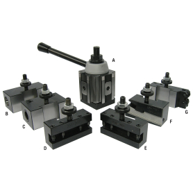 KQCT-0012 Ensemble Porte Outil à Changement Rapide 7 Mcx.