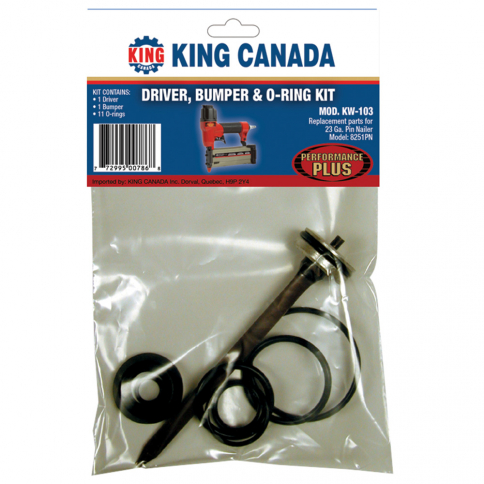 KW-103 DRIVER, BUMPER & O-RING KIT FOR 8251PN
