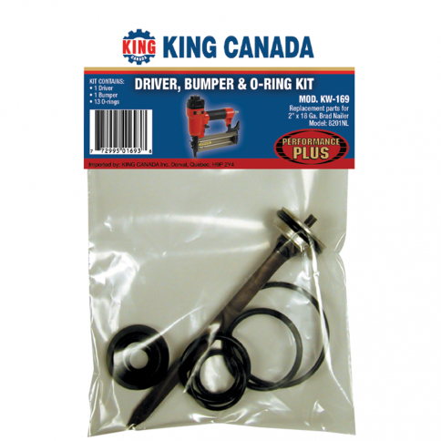 KW-169 DRIVER, BUMPER & O-RING KIT FOR 8201NL