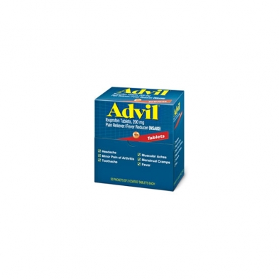 DG-3015-4899 Advil (Ibuprofen) Tabs Industrial Pkg 200mg 50x2/Bx