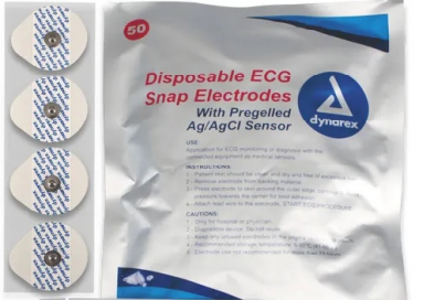 EM-1000-7103 Dynarex Snap Foam Electrodes 50/pack