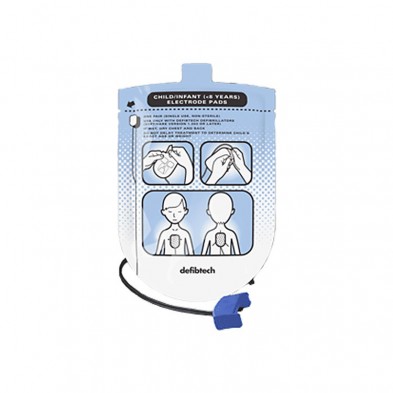 EM-1100-200P Defibtech Lifeline AED Pads, Pediatric