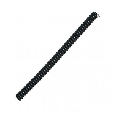 EM-3015-017A Coiled Cable, 8' black (Baum)