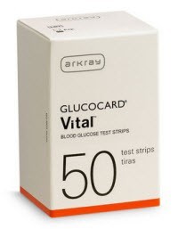 EM-6206-7280 Test Strip, Glucocard 50/vial