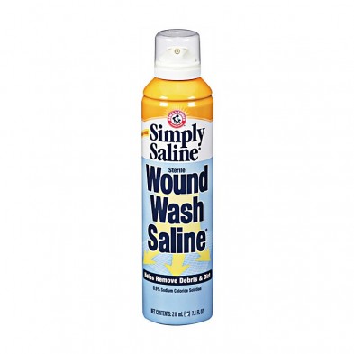 EM-6214-8552 Simply Saline Wound Wash, Sterile, 7.1 oz Can