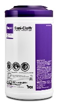 EM-6310-6984 Super Sani-Cloth XL Wipes, 7.5"x15", PurpleTop 75/canister