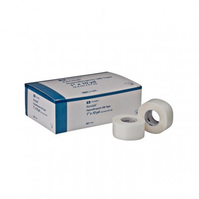EM-6328-7138 Curasilk Cloth Tape 1", Hypoallergenic 12/box