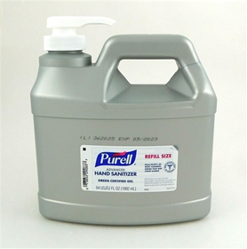 EM-6606-9684 Purell Advanced Hand Sanitizer w/Pump, 64 oz.