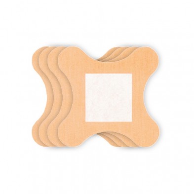 EM-6634-0385 Coverlet Fabric 3"x3" 4-Wing Bandage, 50/box
