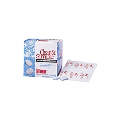 EM-6718-0144 Clean & Simple, Ultrasonic/Enzymatic Tablets, 144/bx