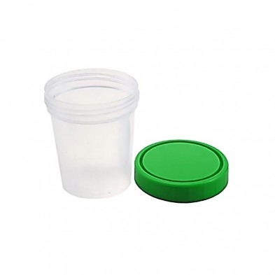 EM-6827-S343 Speciman Container 4oz. NS With Lid 25/sleeve