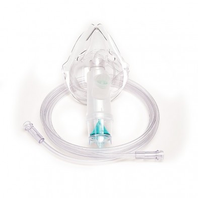 EM-8842-8924 Nebulizer, adult elastic strap aerosol mask, 7' tube - 50/cs