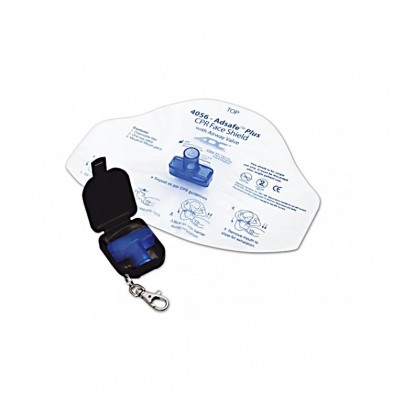 EM-8843-4056 Adsafe Plus CPR Face Shield w/Keychain Case