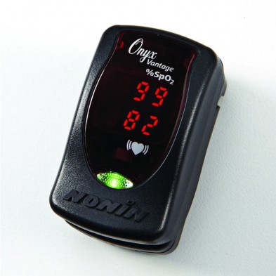 EM-9509-9590 Nonin Onyx 9590 Vantage Finger Pulse Oximeter, Black
