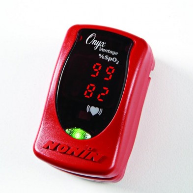 EM-9509-959R Nonin Onyx 9590 Vantage Finger Pulse Oximeter, Red