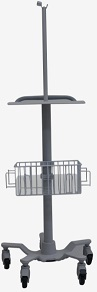 EM-961S-1125 Schiller Cart for AT-2, AT-2+, AT-102, AT-10 Plus w/Basket