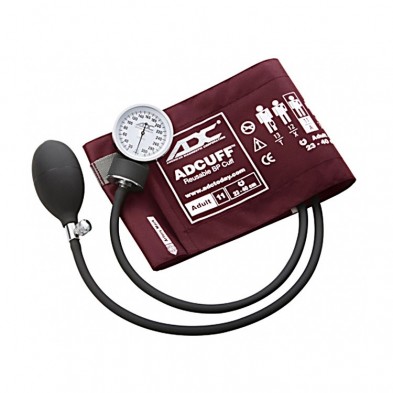 EM-9640-760B ADC ProSphyg Aneroid Sphygmomanometer, Adult, Burgundy