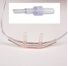 NR-3541-5012 Adult Nasal Pressure Mon. Cannula w/o filter, 1'  25/cs.