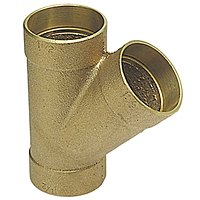 NIBCO 810 2" Cast Bronze DWV 45° Wye, C x C x C