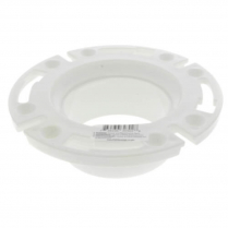 886-P Sioux Chief Open Closet Flange One-Piece Plastic Ring,3" Hub / Inside 4"