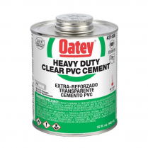 31008 OATEY PVC Heavy Duty Clear Cement, 32 oz.