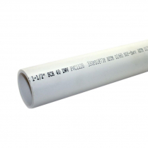 1-1/2" X 20' SCHEDULE 80  PLAIN END PVC PIPE 