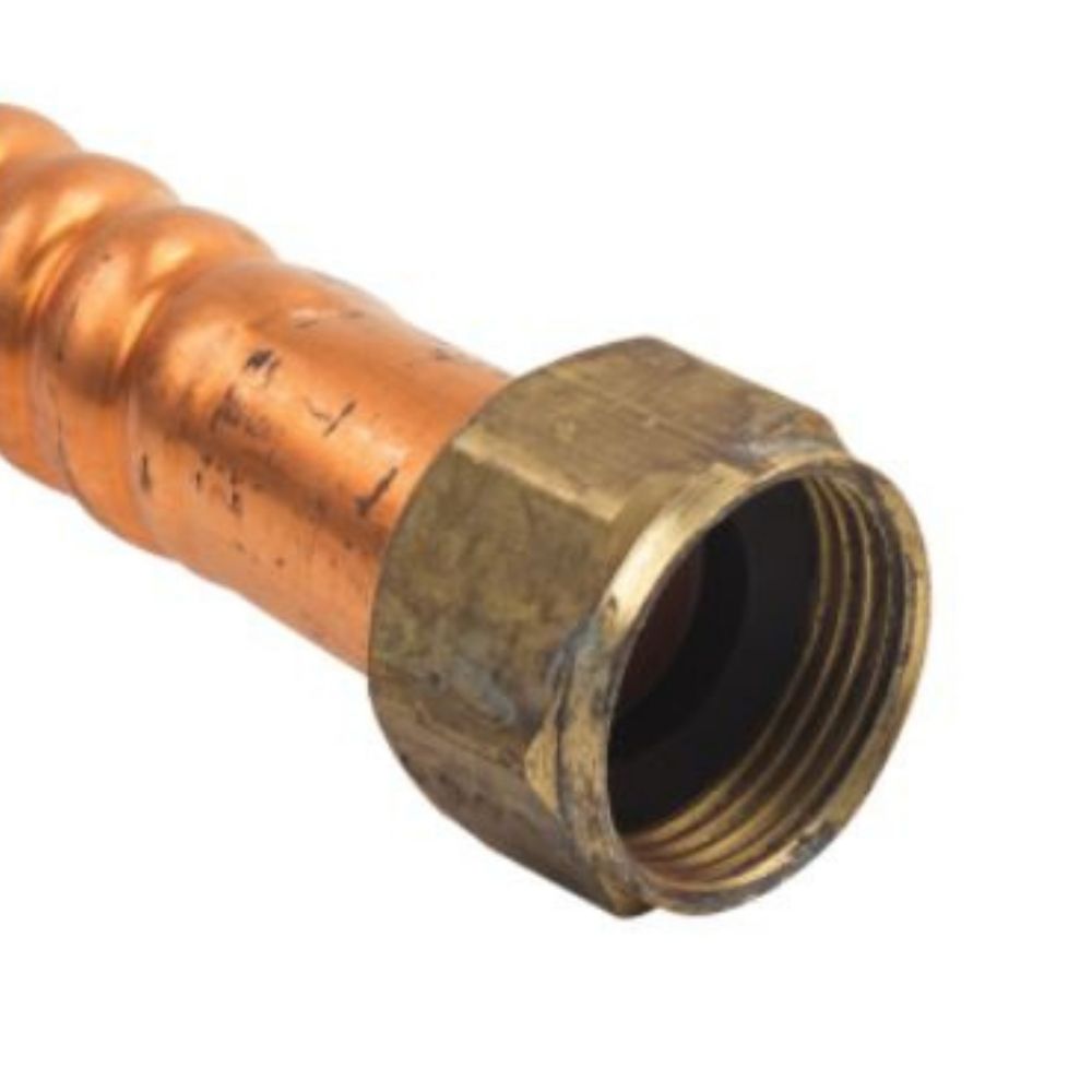 WB00-24N BrassCraft Water Softener/Water Heater Connectors Copper Flex –  7/8 OD Tube 3/4 FIP X 24