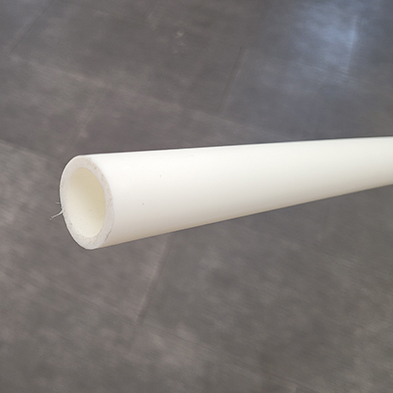 End of White PEX Pipe.