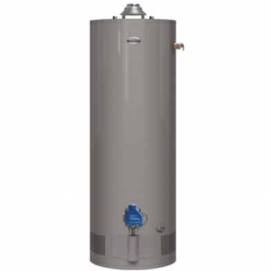 40 gallon connercial side vent gas water heater
